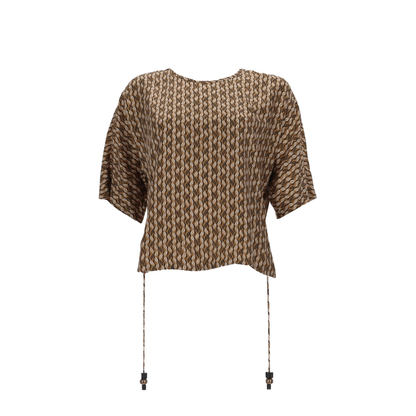 Printed Silk Blouse - Image 1