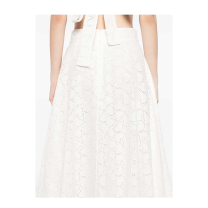 White Linen Skirt - Image 4