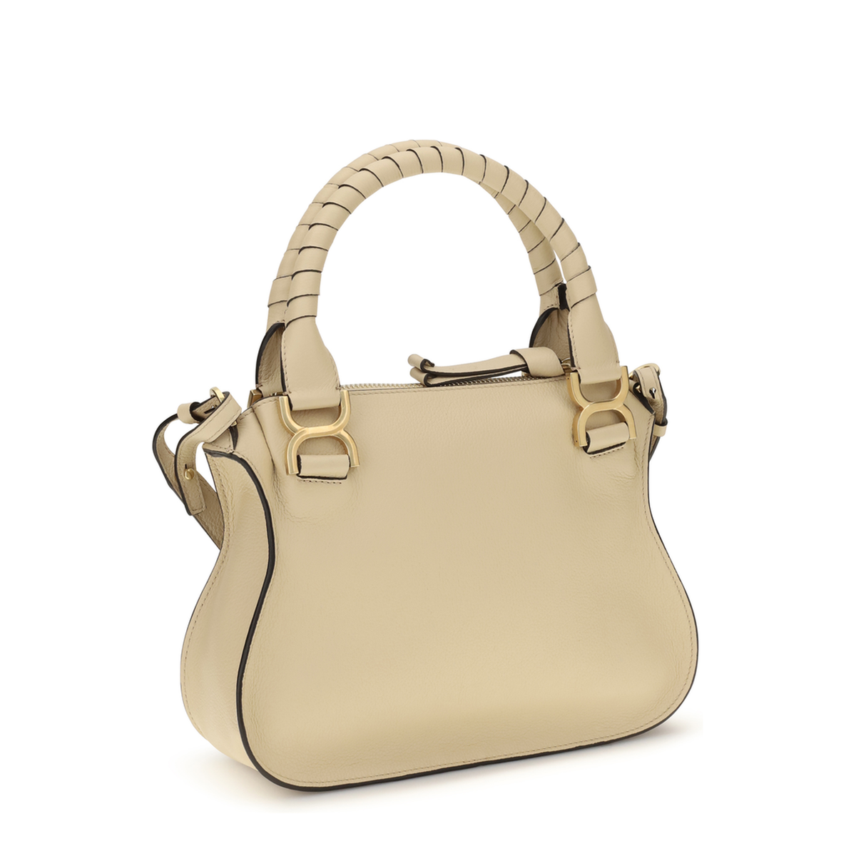 Marcie Small Calfskin Handbag - Beige - Image 3