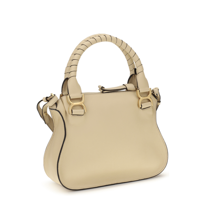 Marcie Small Calfskin Handbag - Beige - Image 3