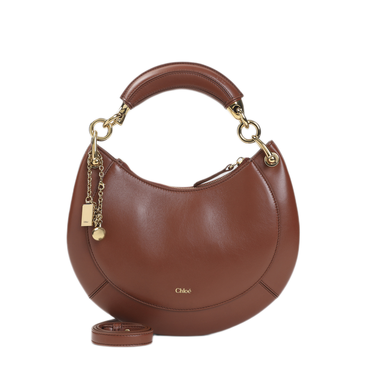 Banana Small Nappa Lambskin Handbag - Blushy Brown - Image 3