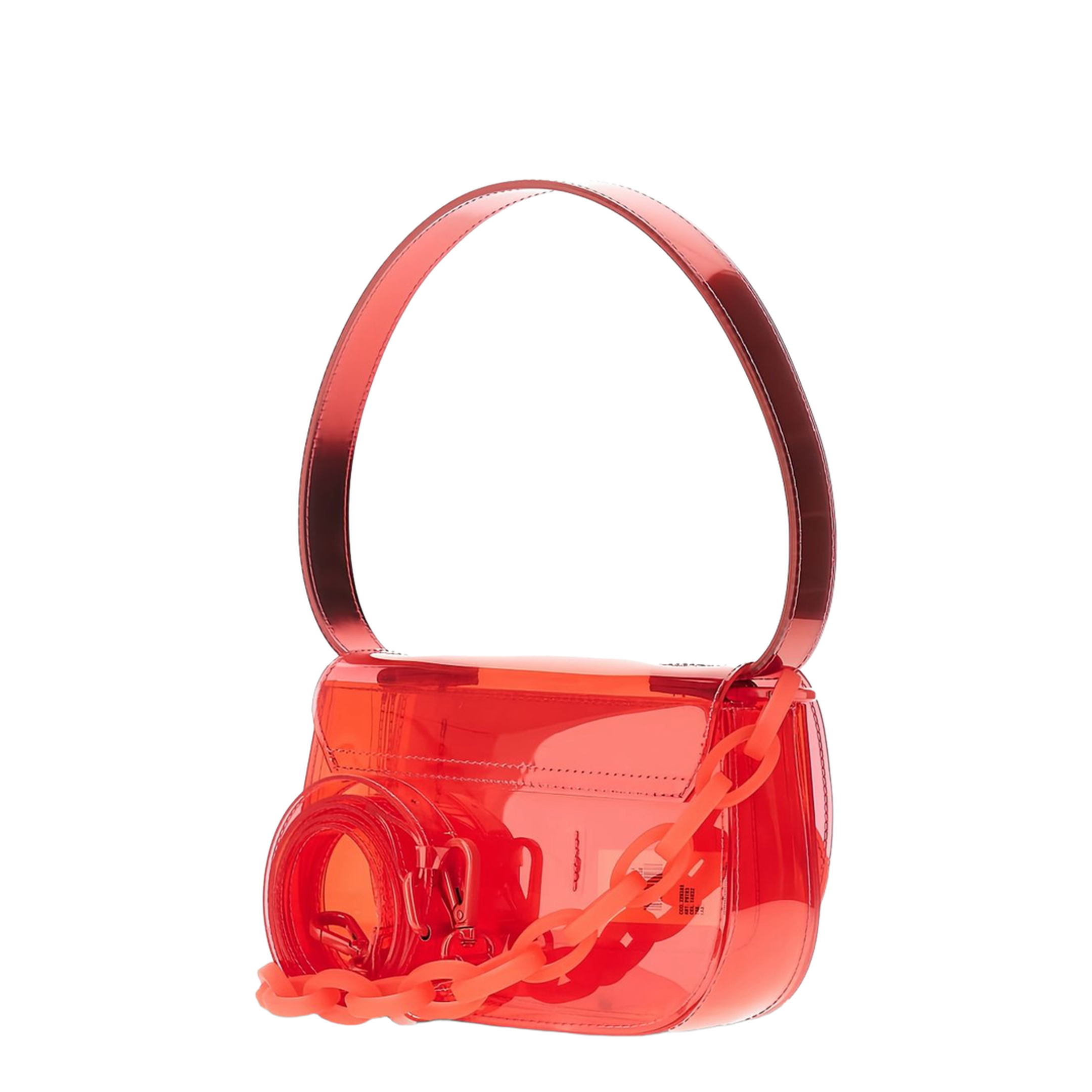 1DR Transparent TPU Shoulder Bag - Red - Image 2