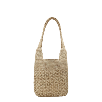 Small Praia Bag in Natural Raffia - Image 2