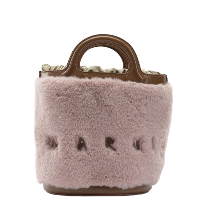 Tropicalia Small Smooth Leather Handle Bag - Light Pink - Image 1