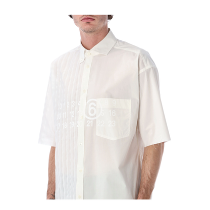 Two-tone cotton poplin shirt - Image 3