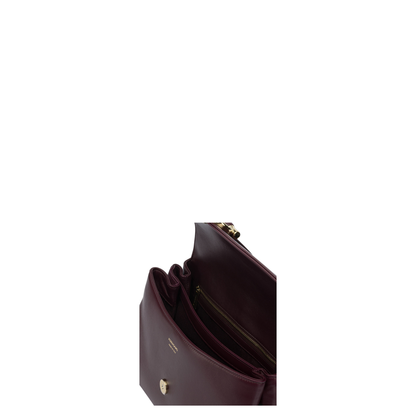 Leather Handbag Maroon - Image 5