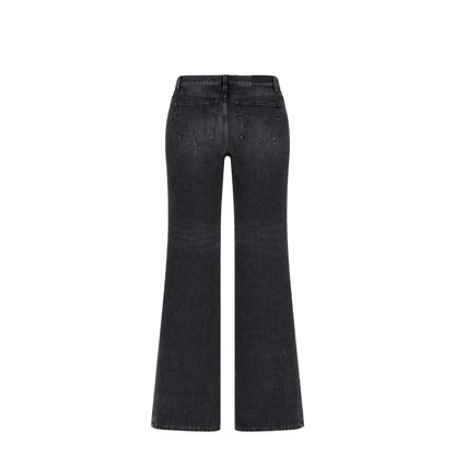 Denim Jeans with Horsebit Detail - Image 3