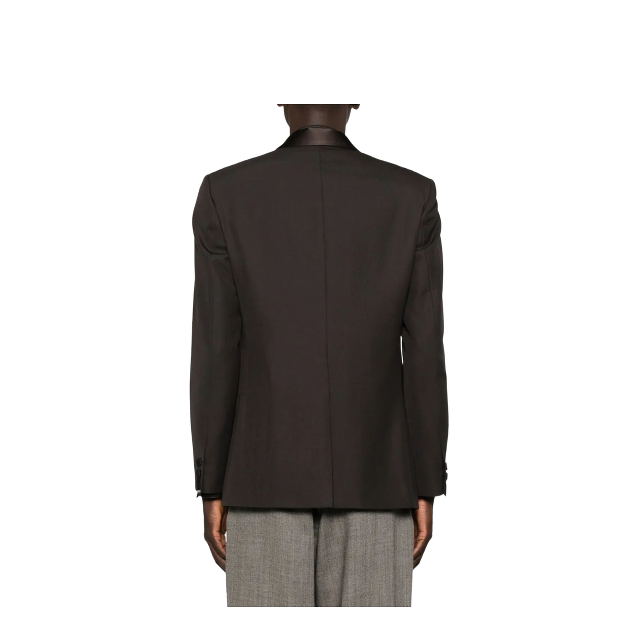 Single-Breasted Wool Crêpe Tailored Blazer - Image 3