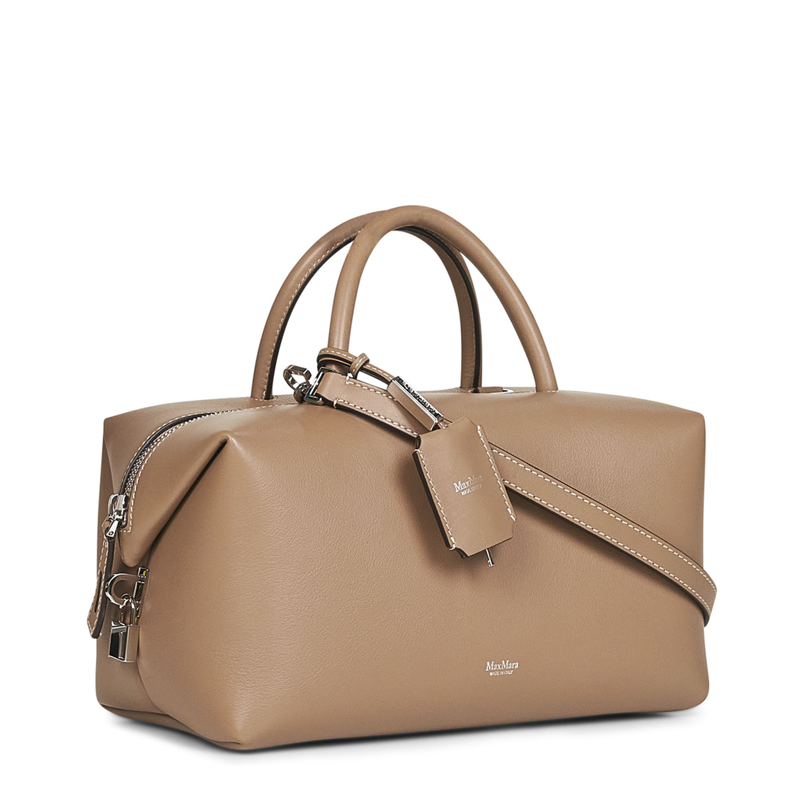 Holdallm Medium Bowler Bag Mud - Image 2