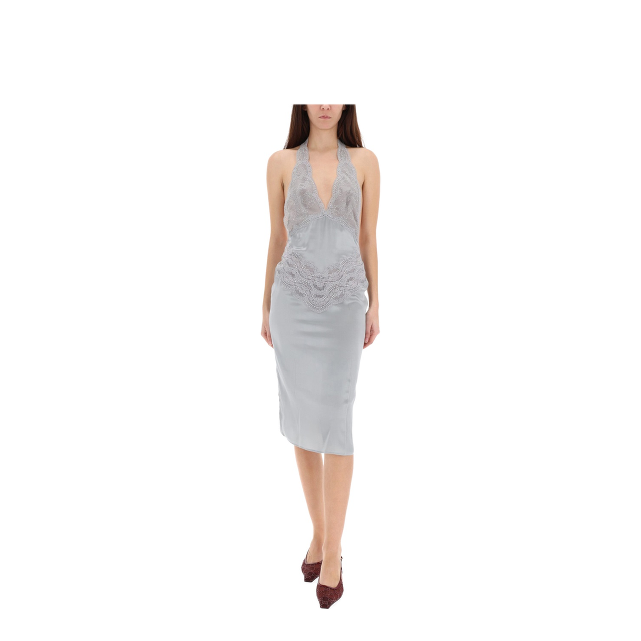 Silk Satin Dress - Image 2