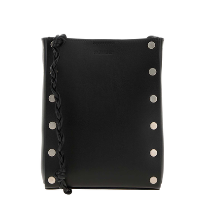 Tangle Small Calf Leather Crossbody - Black - Image 1