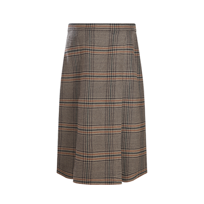 Wool and Cashmere Midi Skirt - Image 5