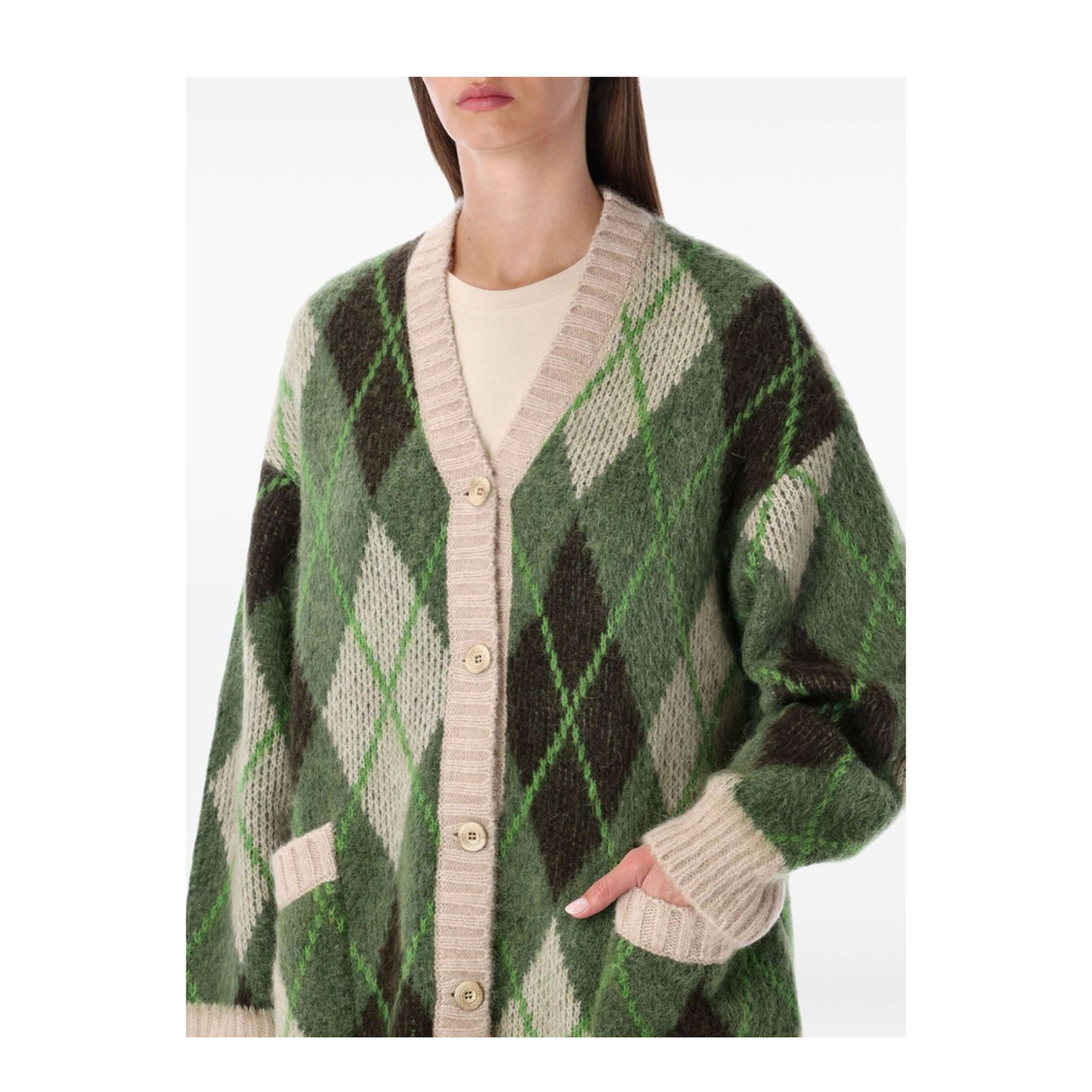 Wool Blend Cardigan - Image 3