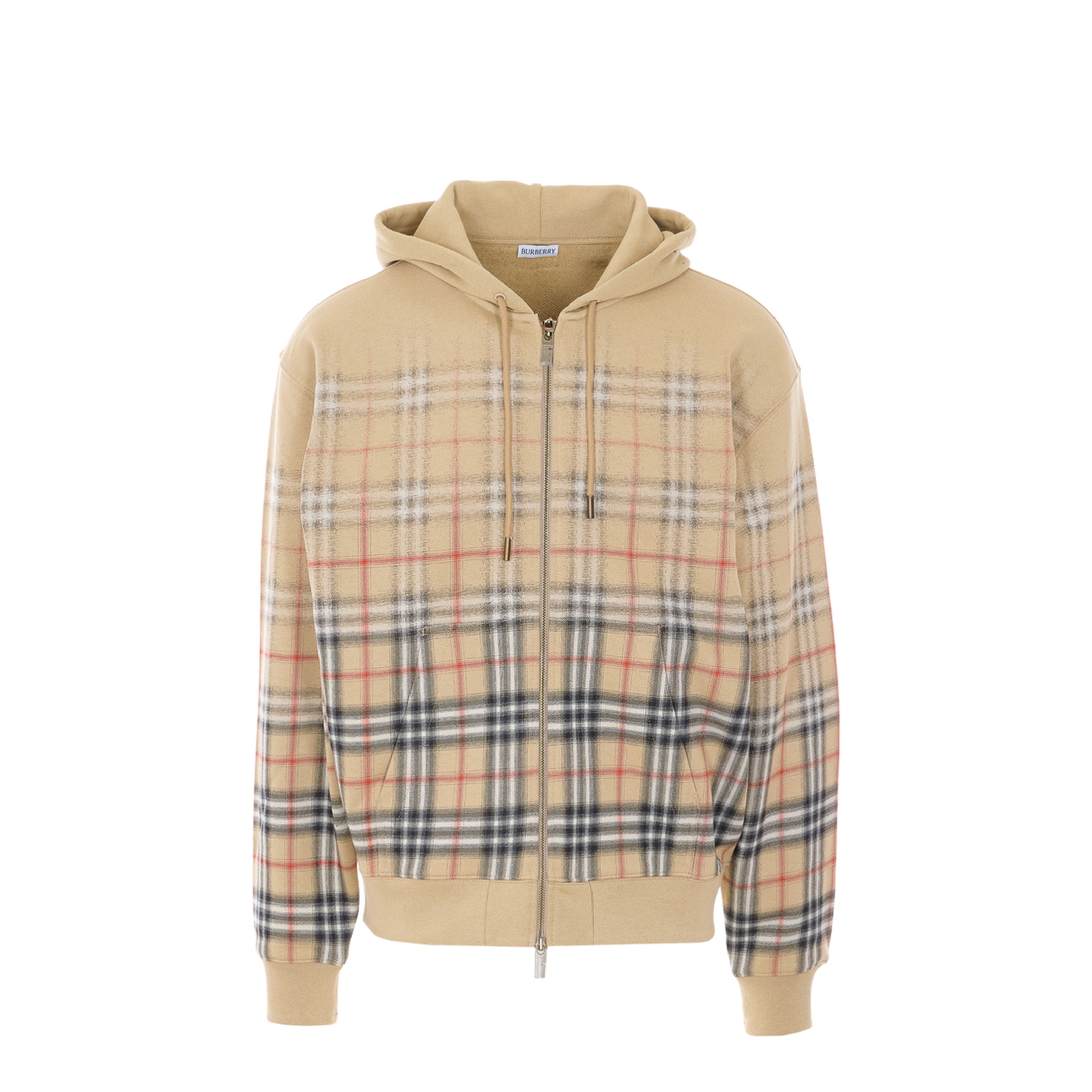 RORY DEG CHK HOODIE SWEATSHIRT - Image 1