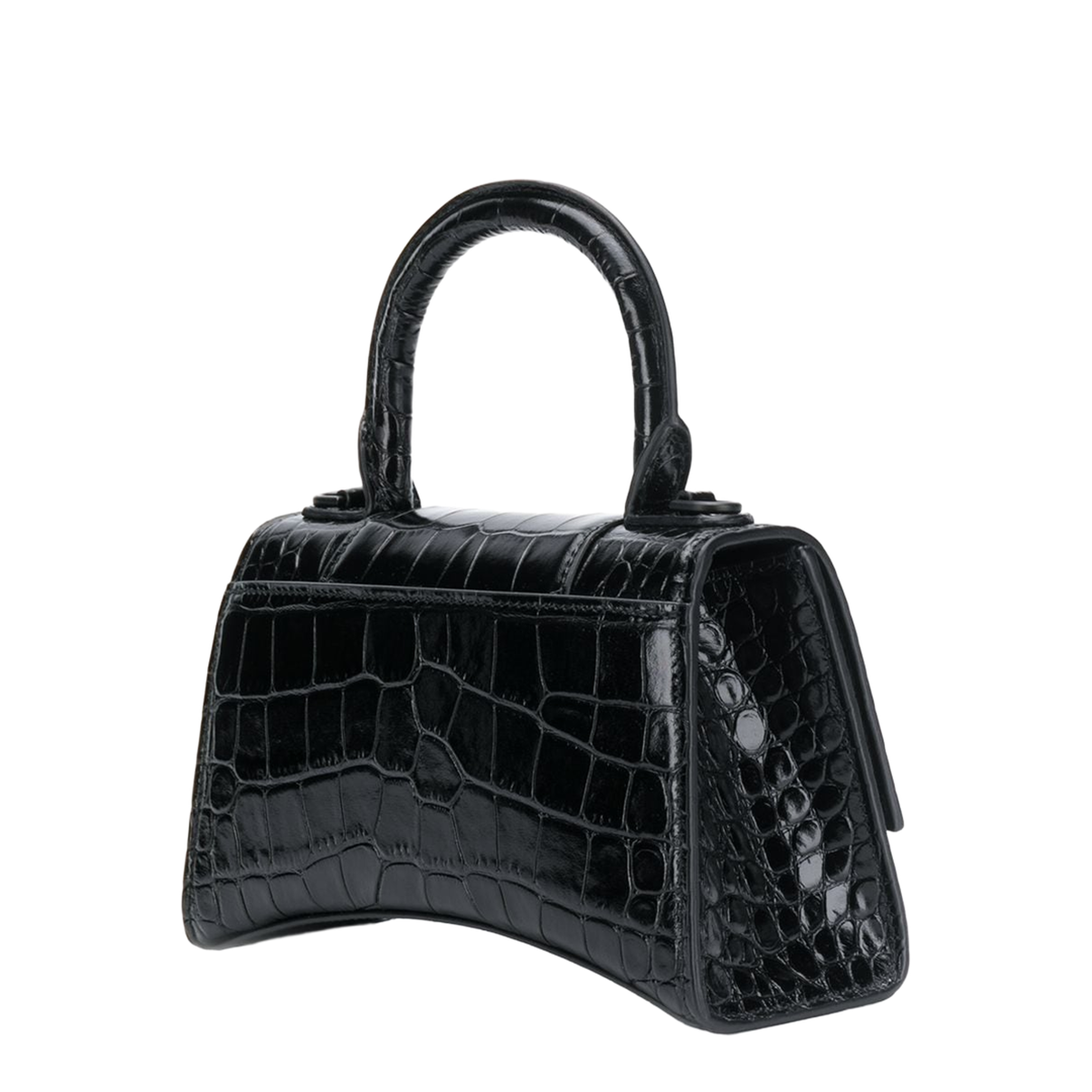Hourglass Xs Handbag Crocodile Embossed - Image 3
