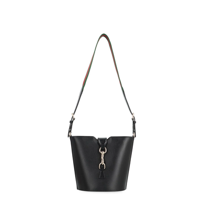 Diana Small Leather Tote Bag - Black - Image 5