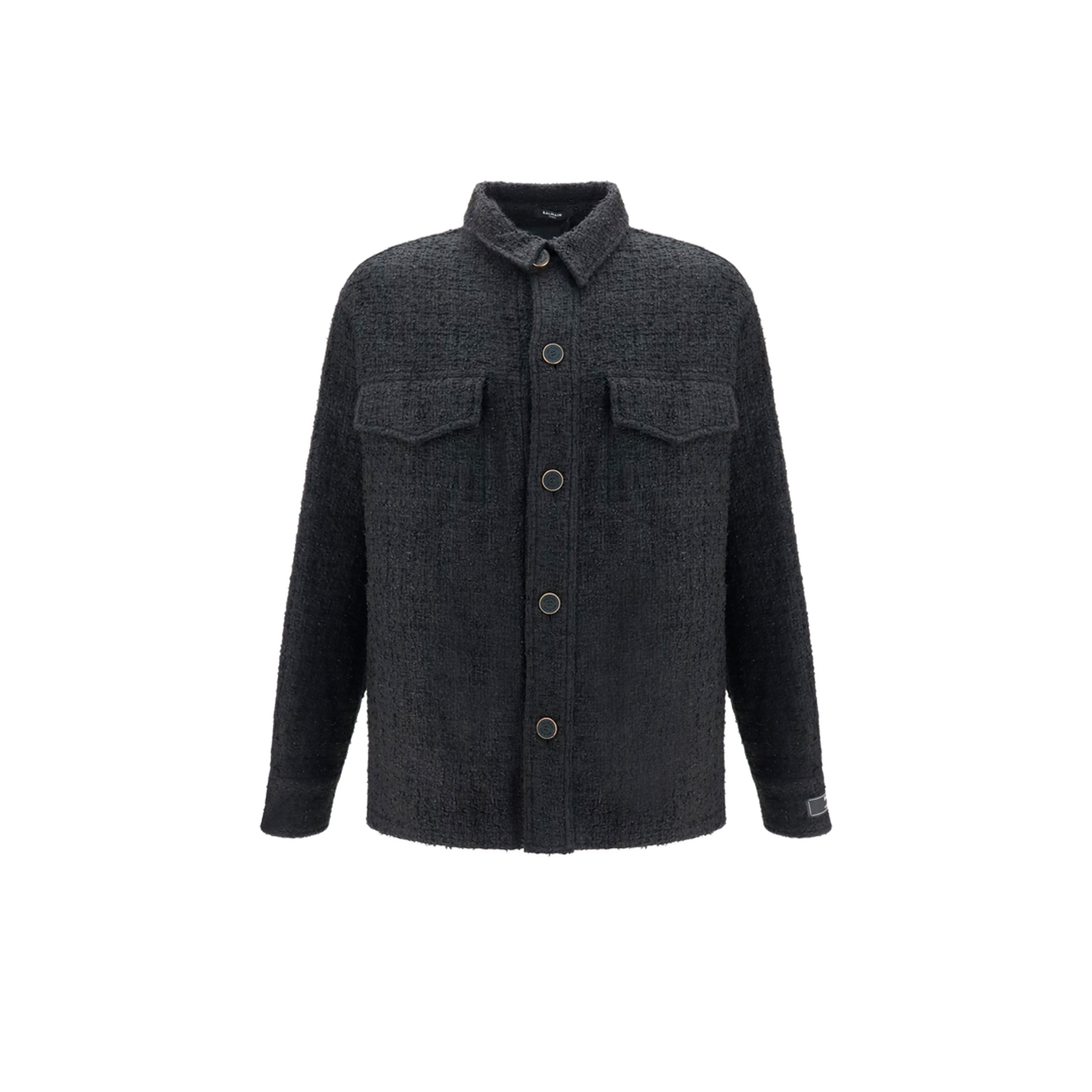 Tweed Buttoned Jacket - Image 1