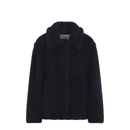 Fuggito Short Blue Teddy Coat - Image 1