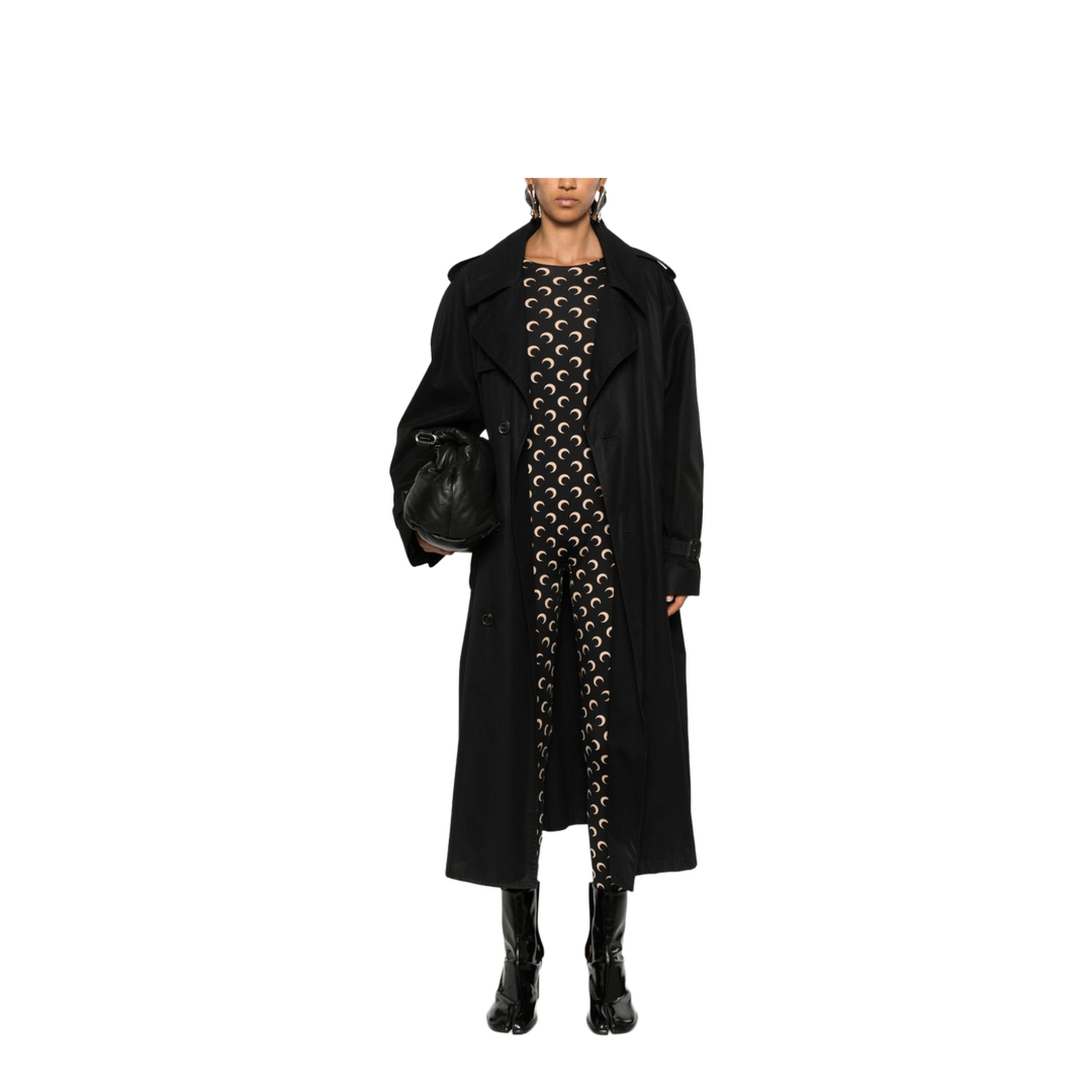 Moon Printed Catsuit - Black - Image 3