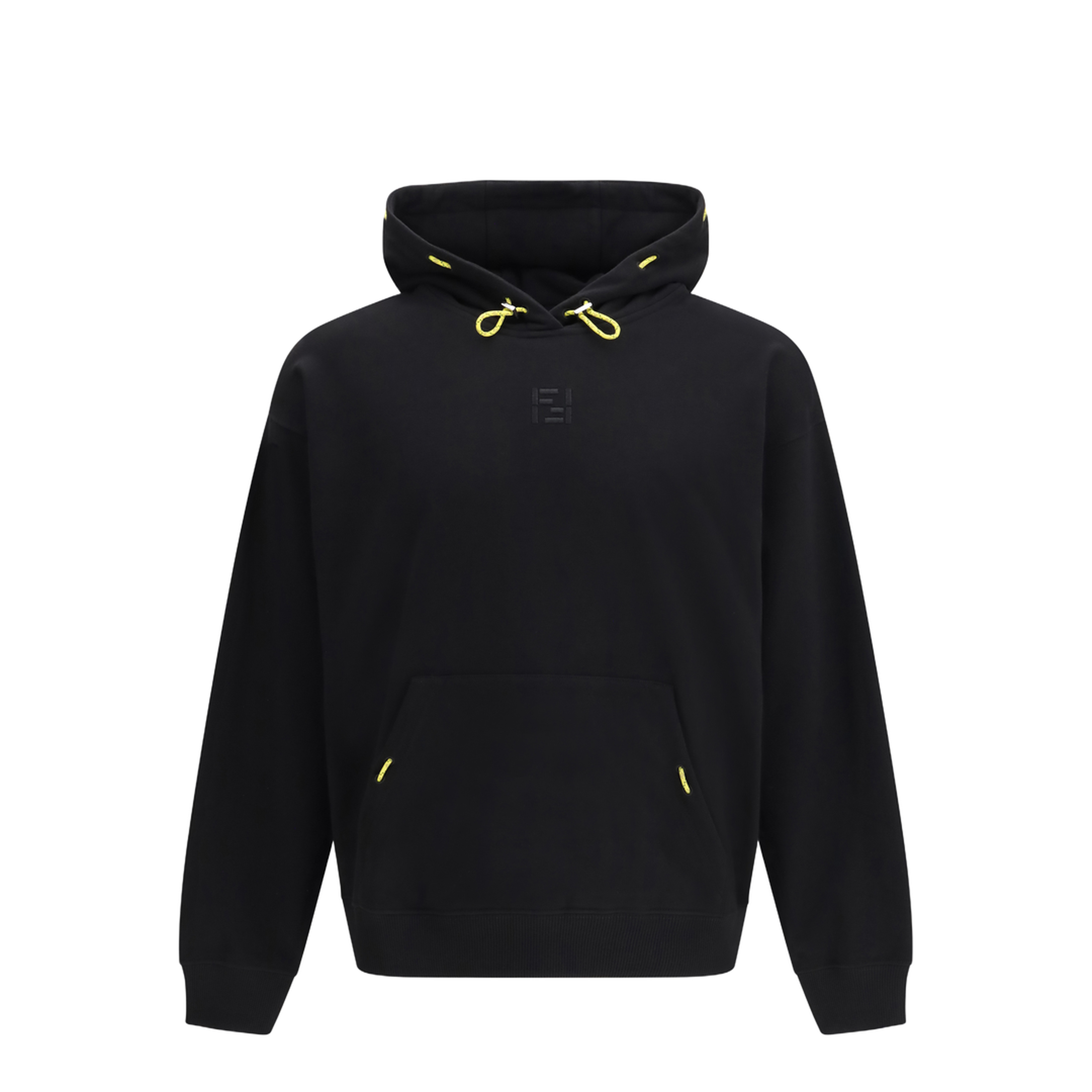 Hooded Sweatshirt in Cotton with Embroidered Logo - Image 1