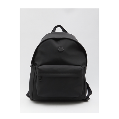 New Pierrick Metal Logo Backpack - Black - Image 1