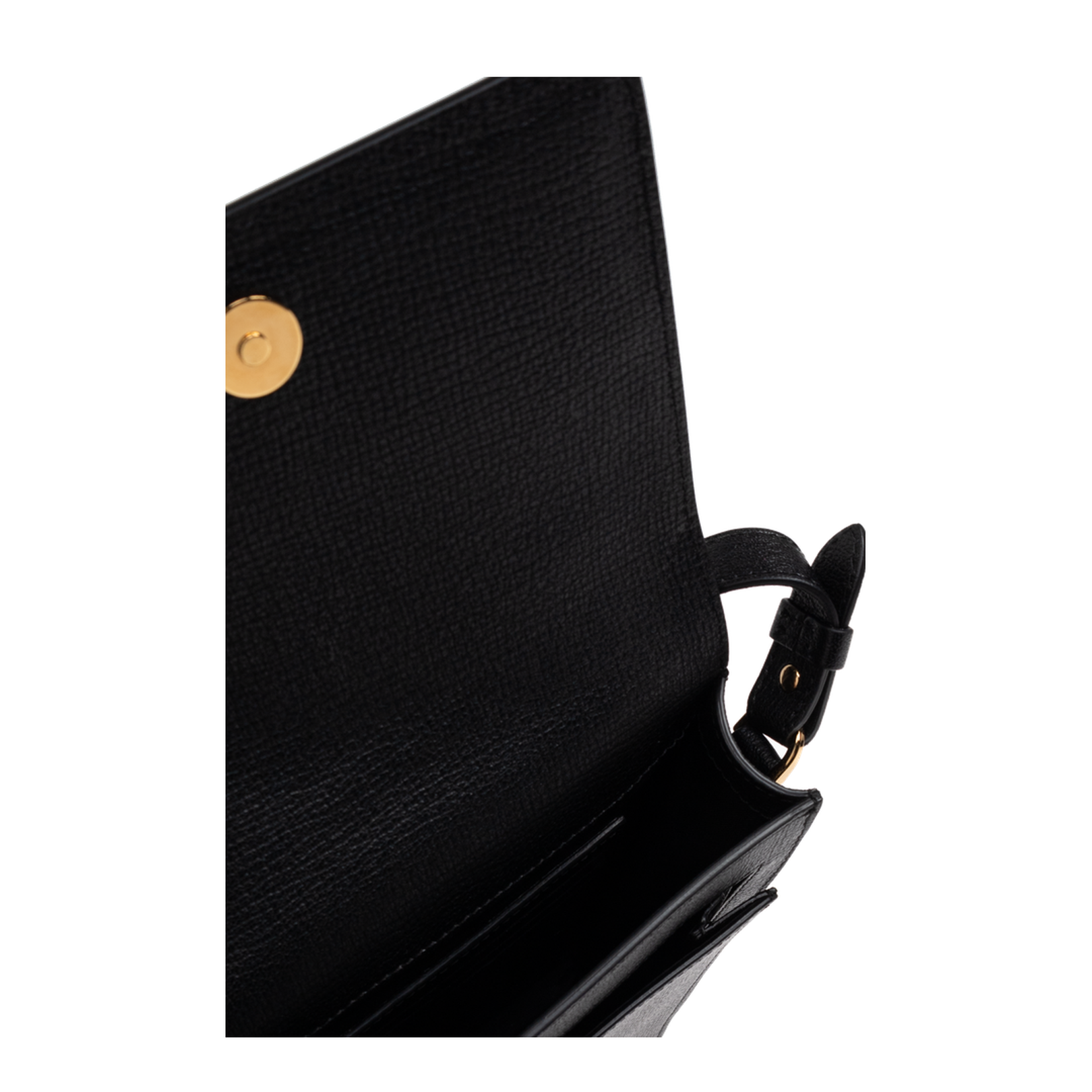 Leather Black Messenger Bag - Image 5