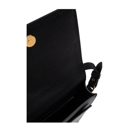 Leather Black Messenger Bag - Image 5