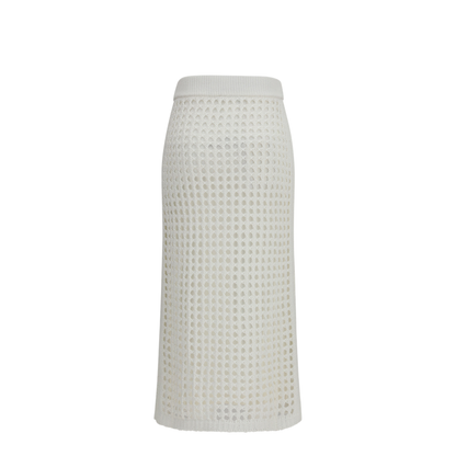 Cotton Mesh Skirt - Image 2