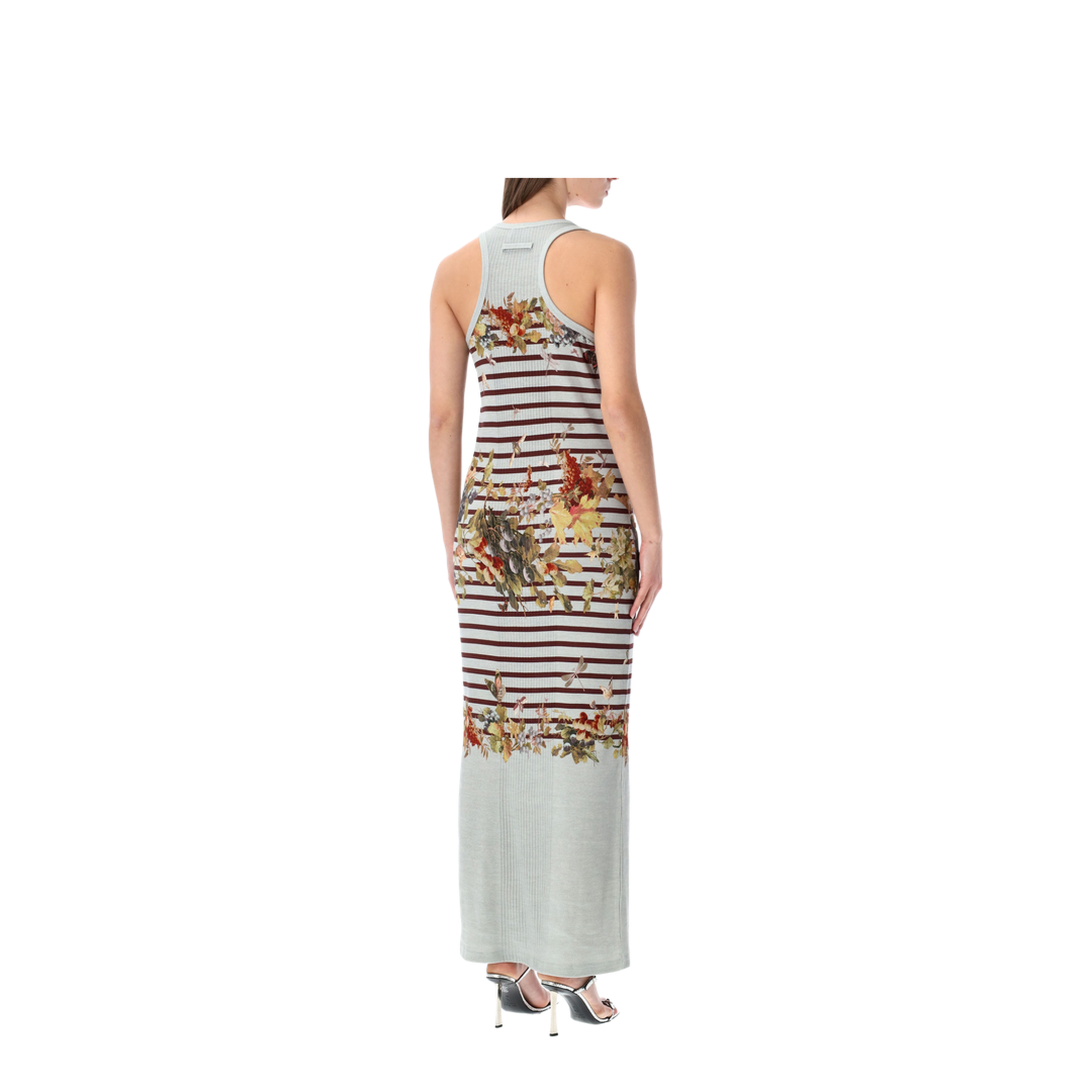 Striped Floral-Print Dress - Image 2