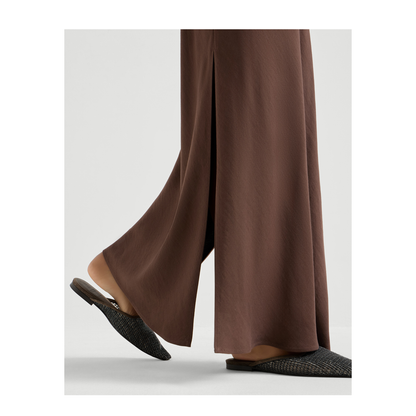 Brown Viscose Blend Skirt - Image 5