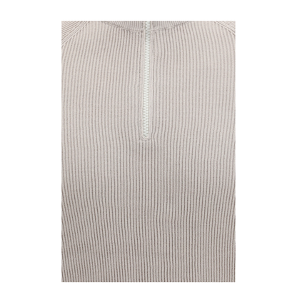 Cotton Sweater with a High Neckline - Image 3