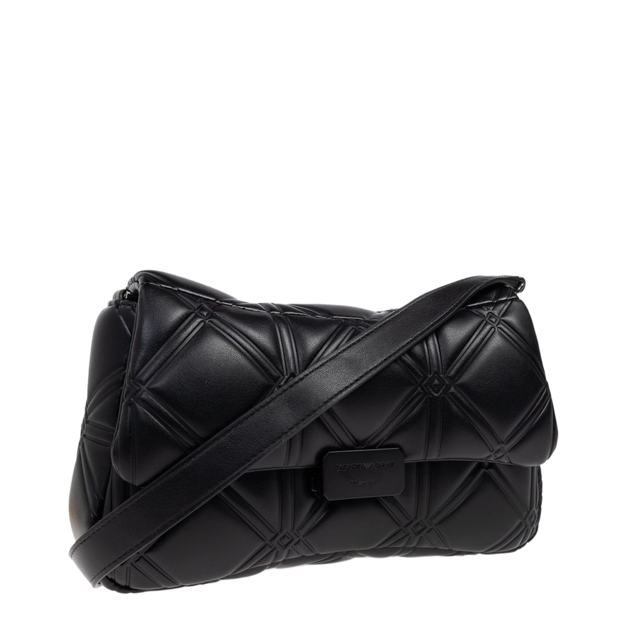 Cassandra Small Imitation Leather Shoulder Bag - Nero - Image 4