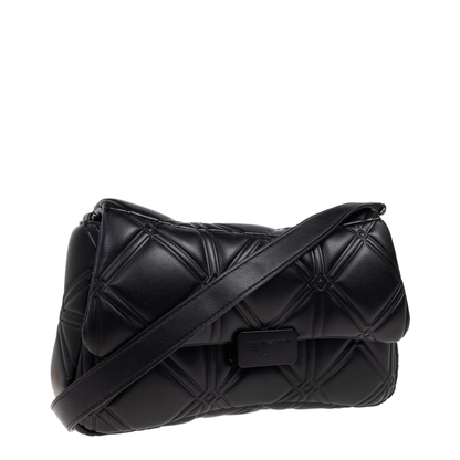 Cassandra Small Imitation Leather Shoulder Bag - Nero - Image 4