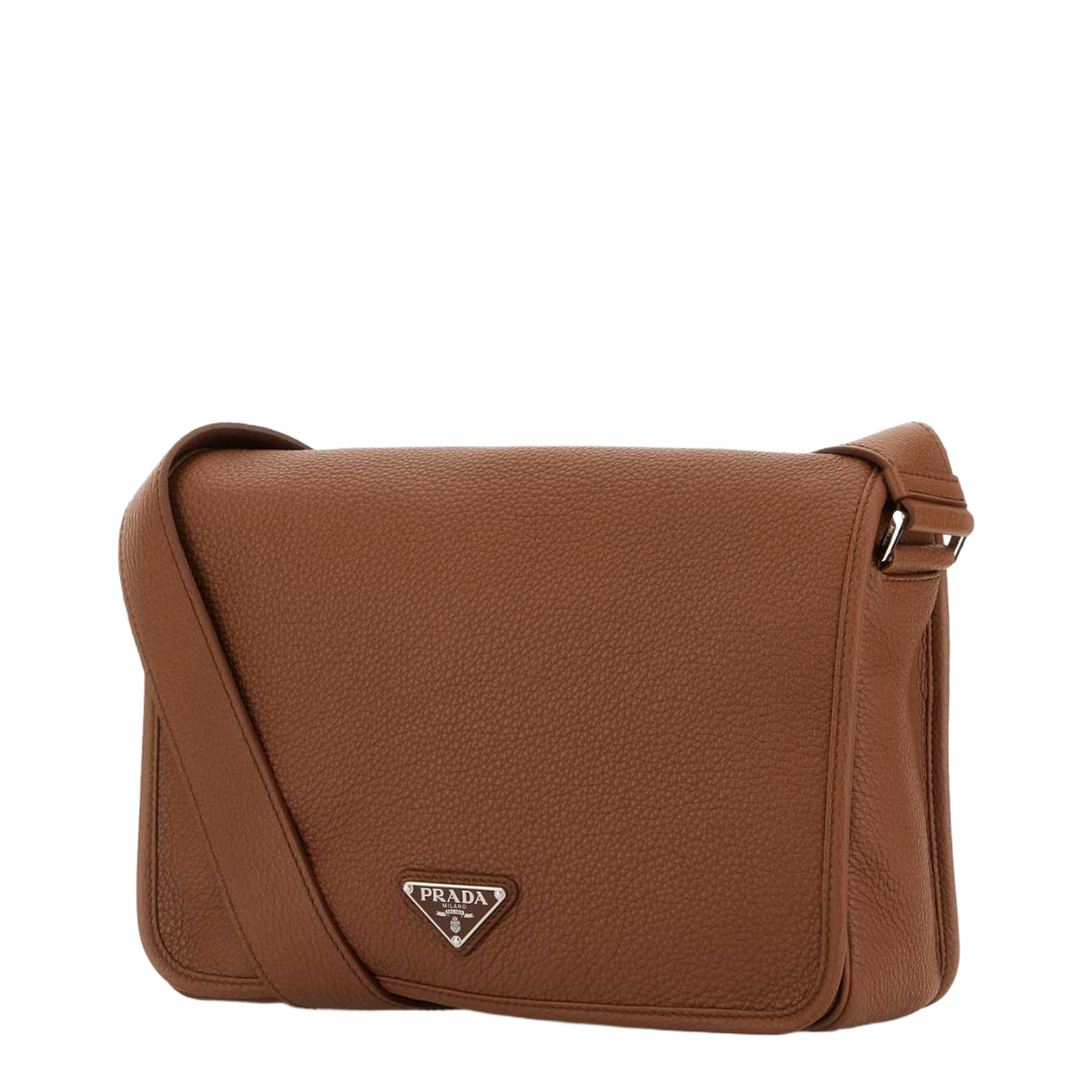 Caramel Leather Crossbody Bag - Image 2