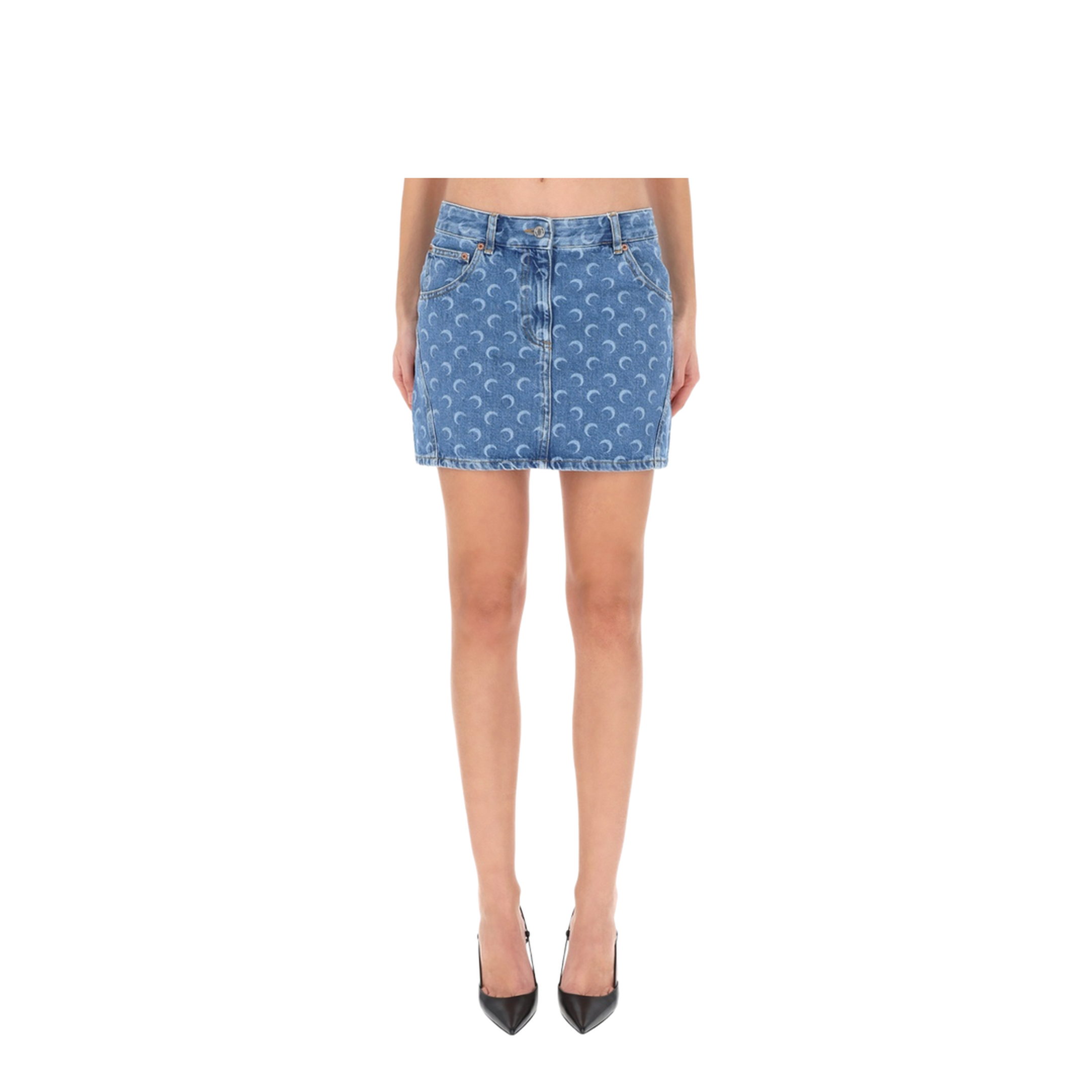 Denim Miniskirt - Image 1