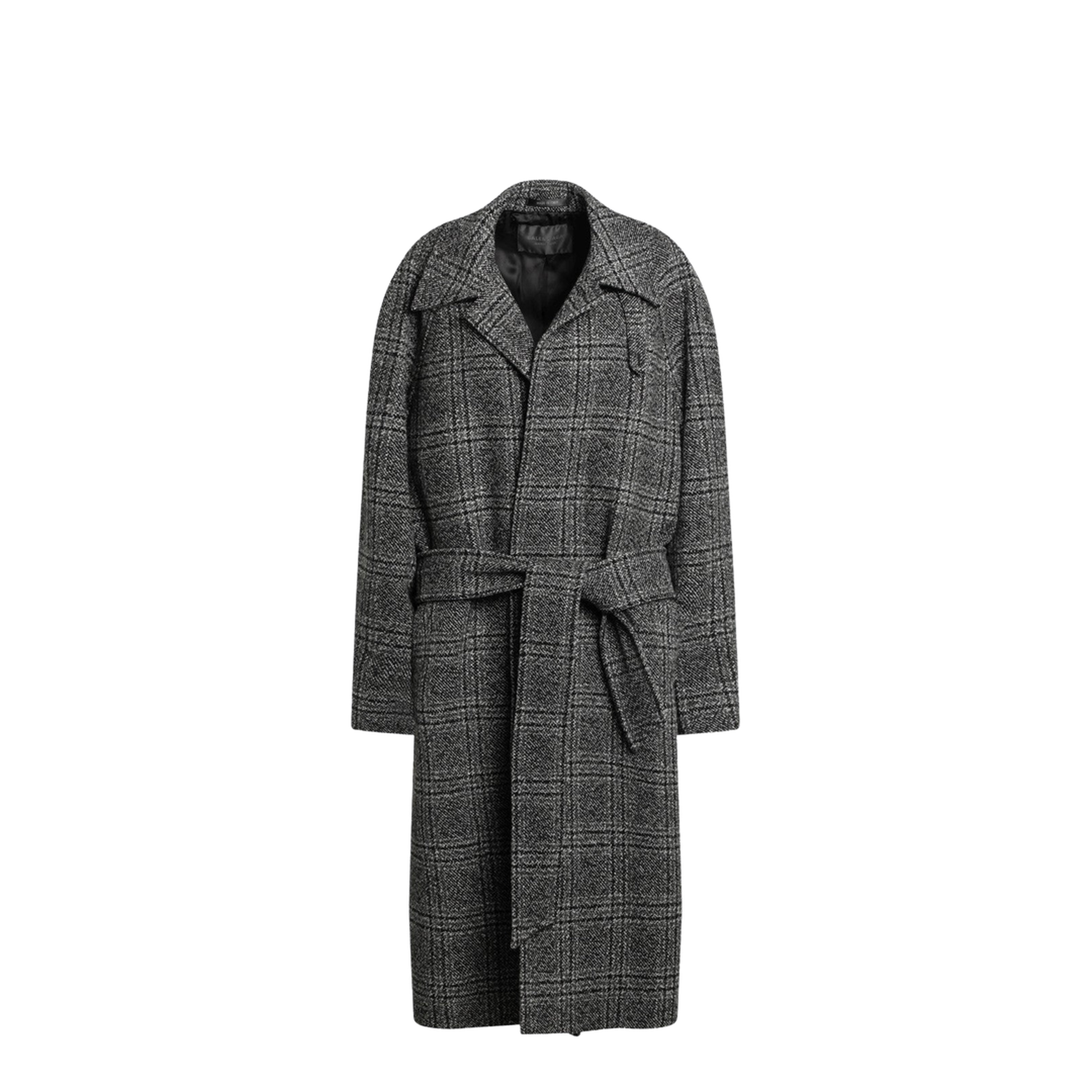 Grey One Layer Coat - Image 1