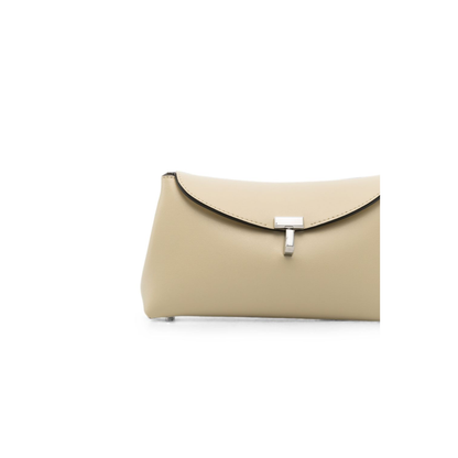 TOTEME PRE Mini Palmellato Leather Clutch - Shark - Image 4