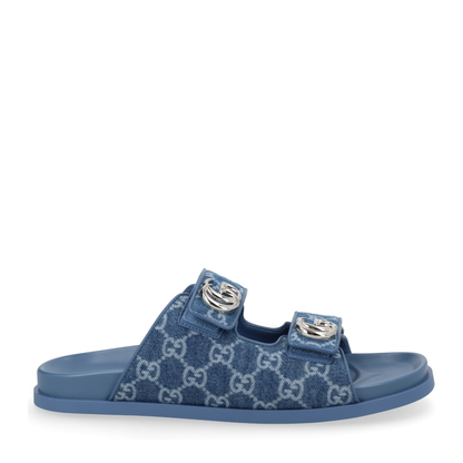 Double G Flat Sandals - Image 1