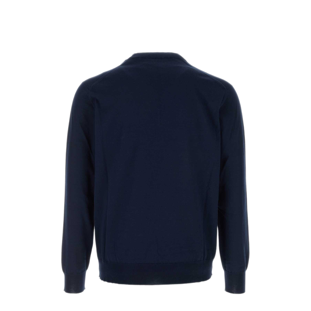 Midnight Blue Cotton Sweater - Image 2