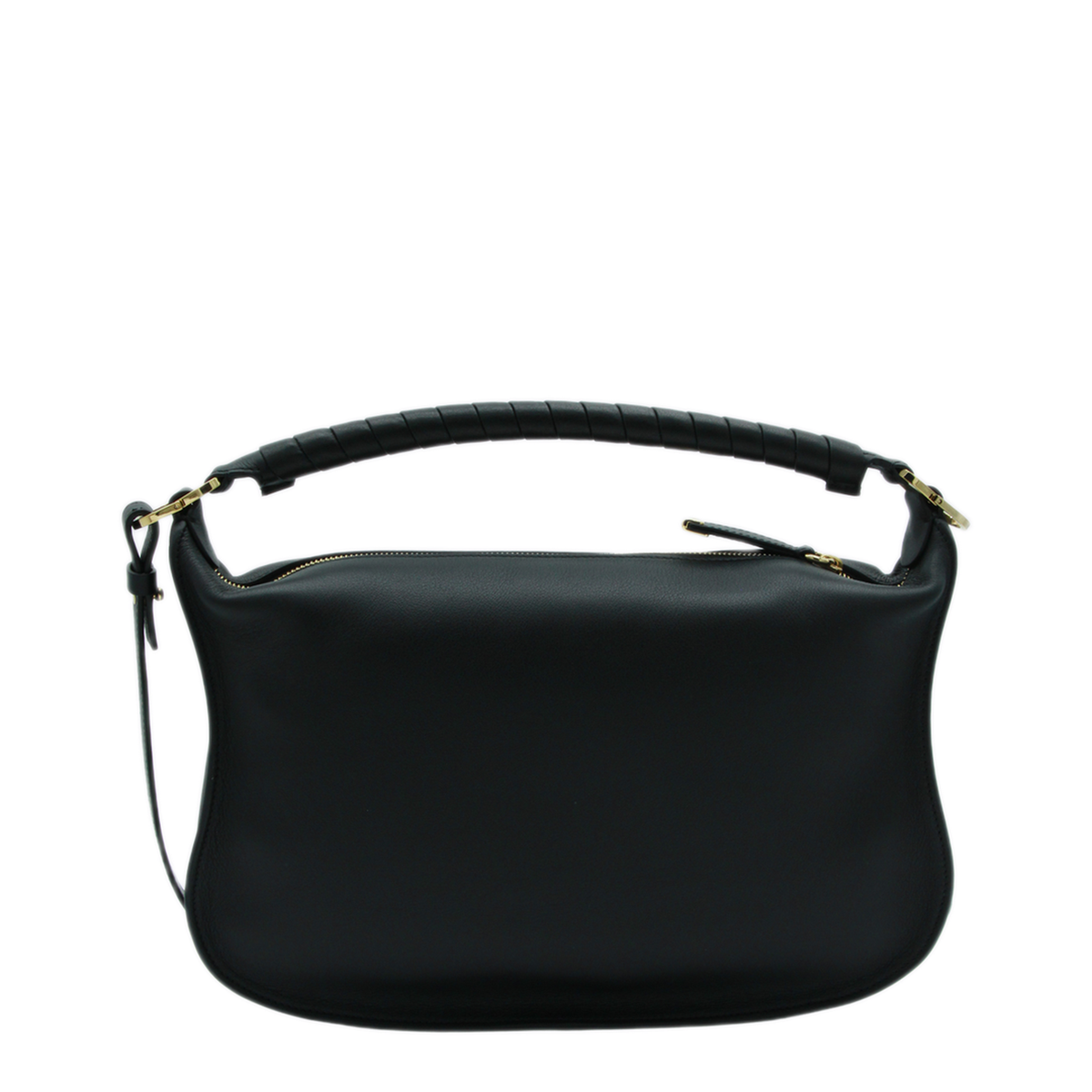Marcie Small Calfskin Shoulder Bag - Black - Image 6