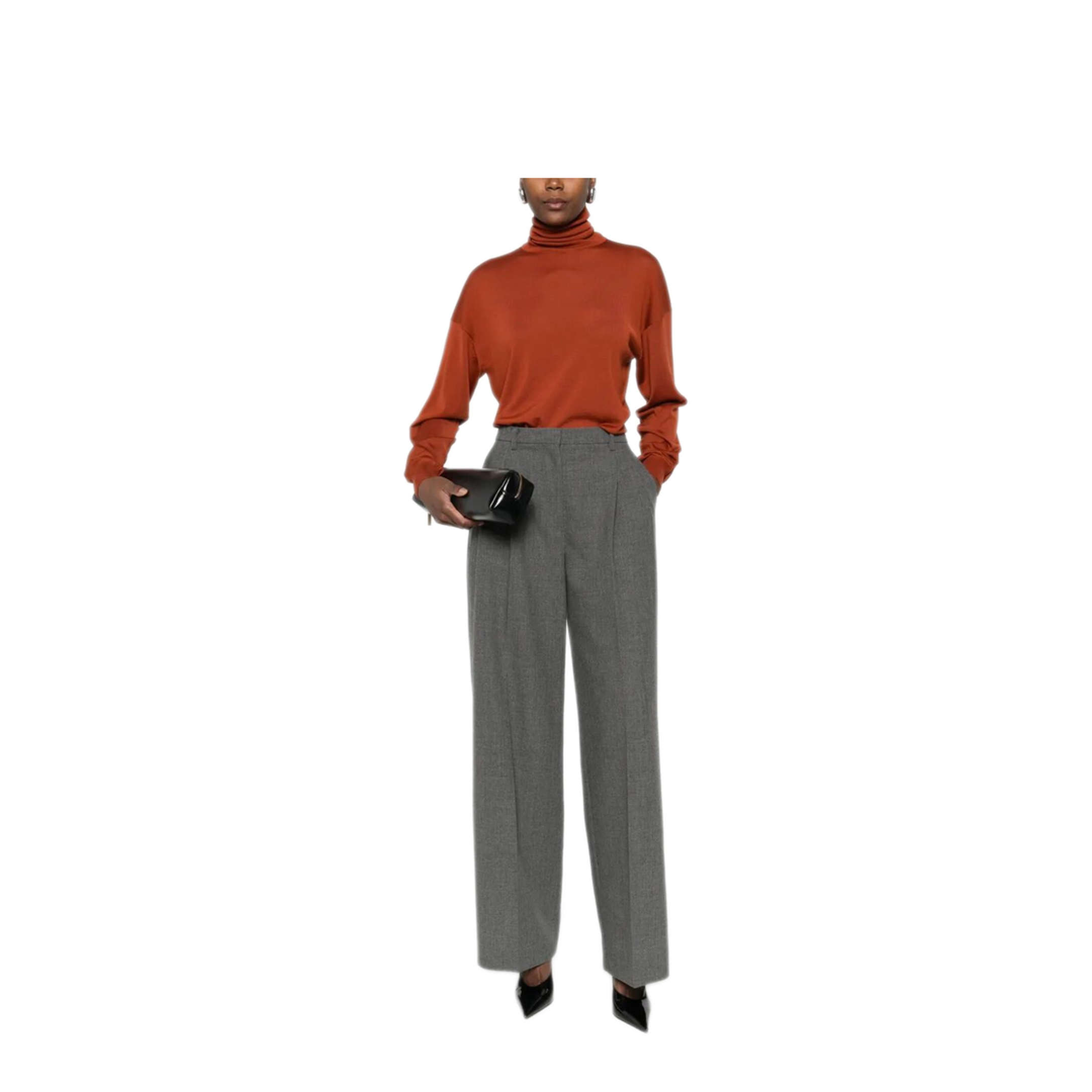 Roll-Neck Wool Sweater - Image 6