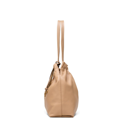 The Cristina Nappa Leather Tote - Beech - Image 5