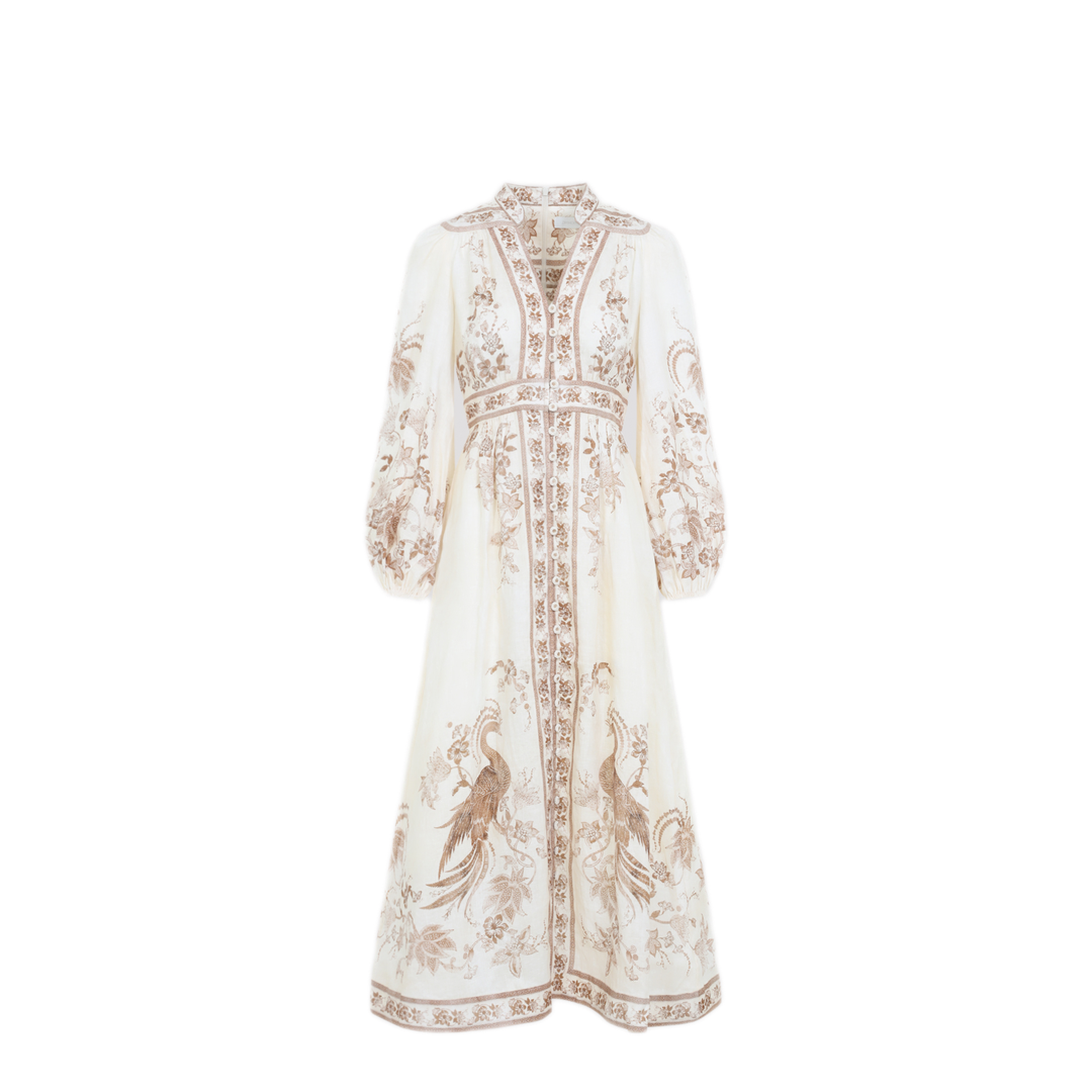 Indra Plunge Midi Dress - Image 1