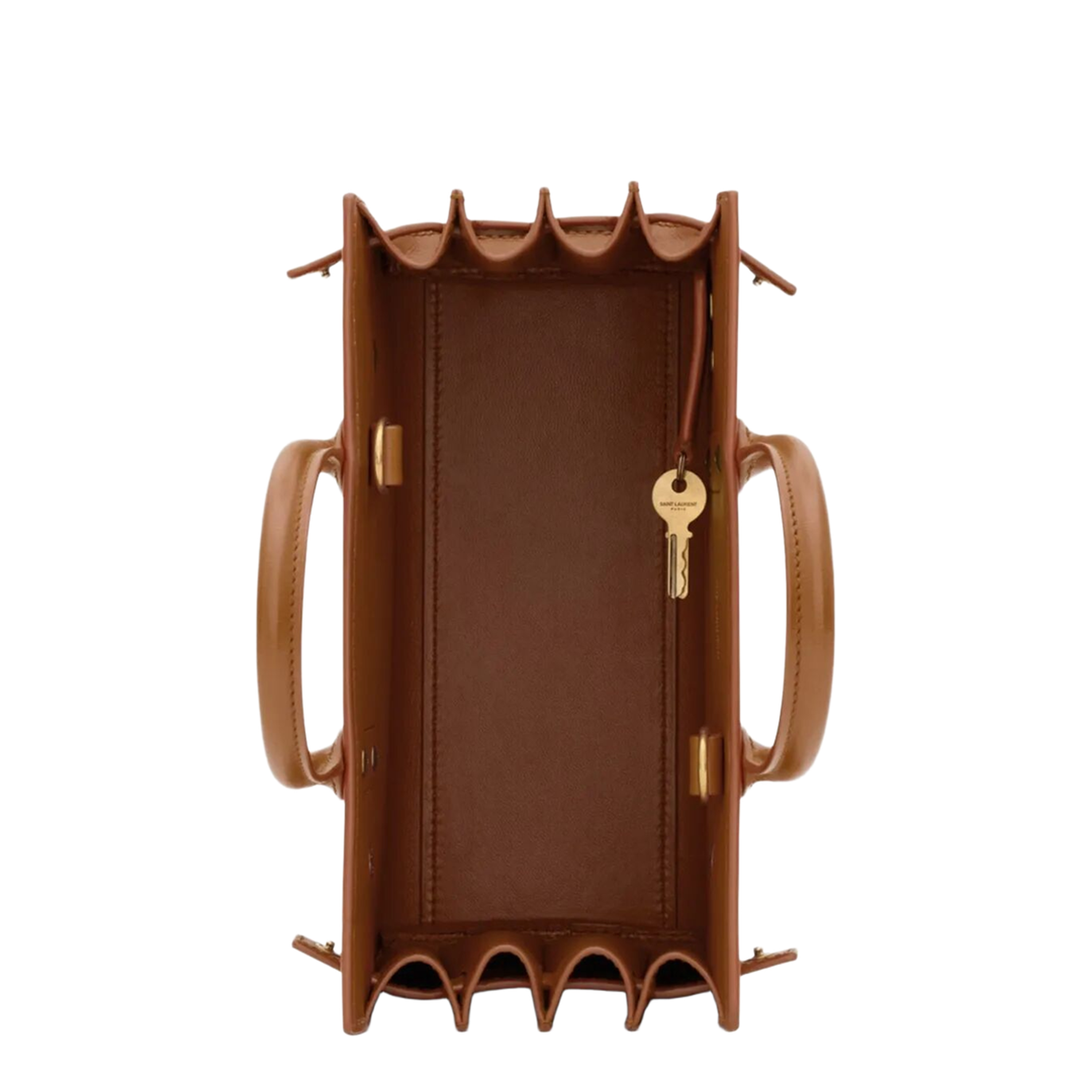 Sac de Jour Nano Leather Tote Bags - Brown - Image 5