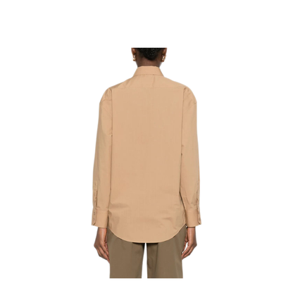 Cotton Poplin Shirt with Cassandre Embroidery - Image 3