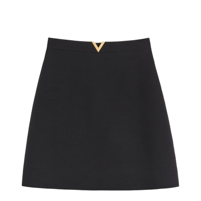 Vlogo Signature Wool And Silk Skirt - Image 1