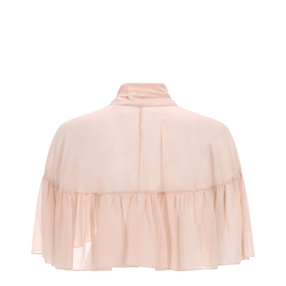 Silk Cape with Bow - Image 3