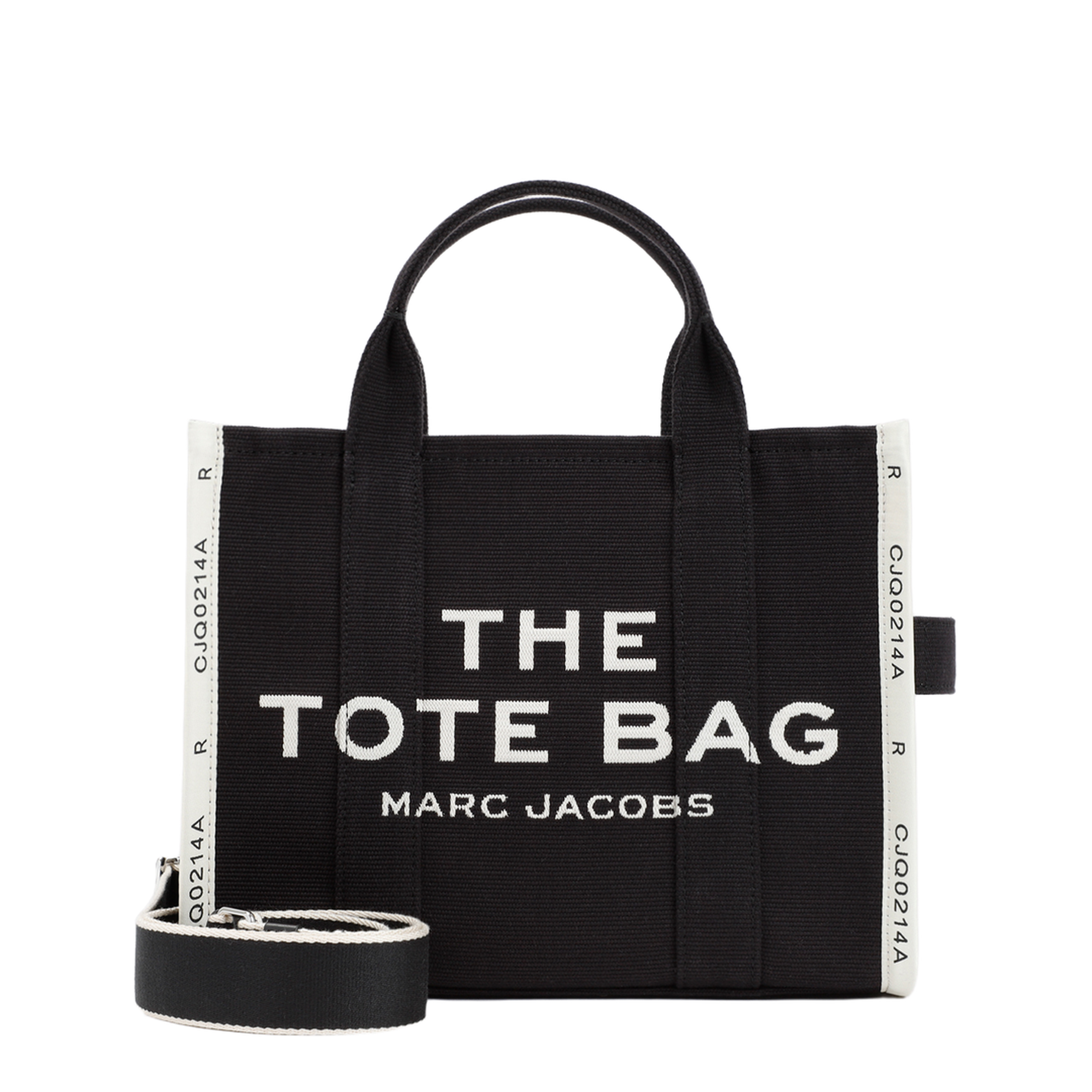 Jacquard Medium Woven Jacquard Tote - Warm Sand - Image 1