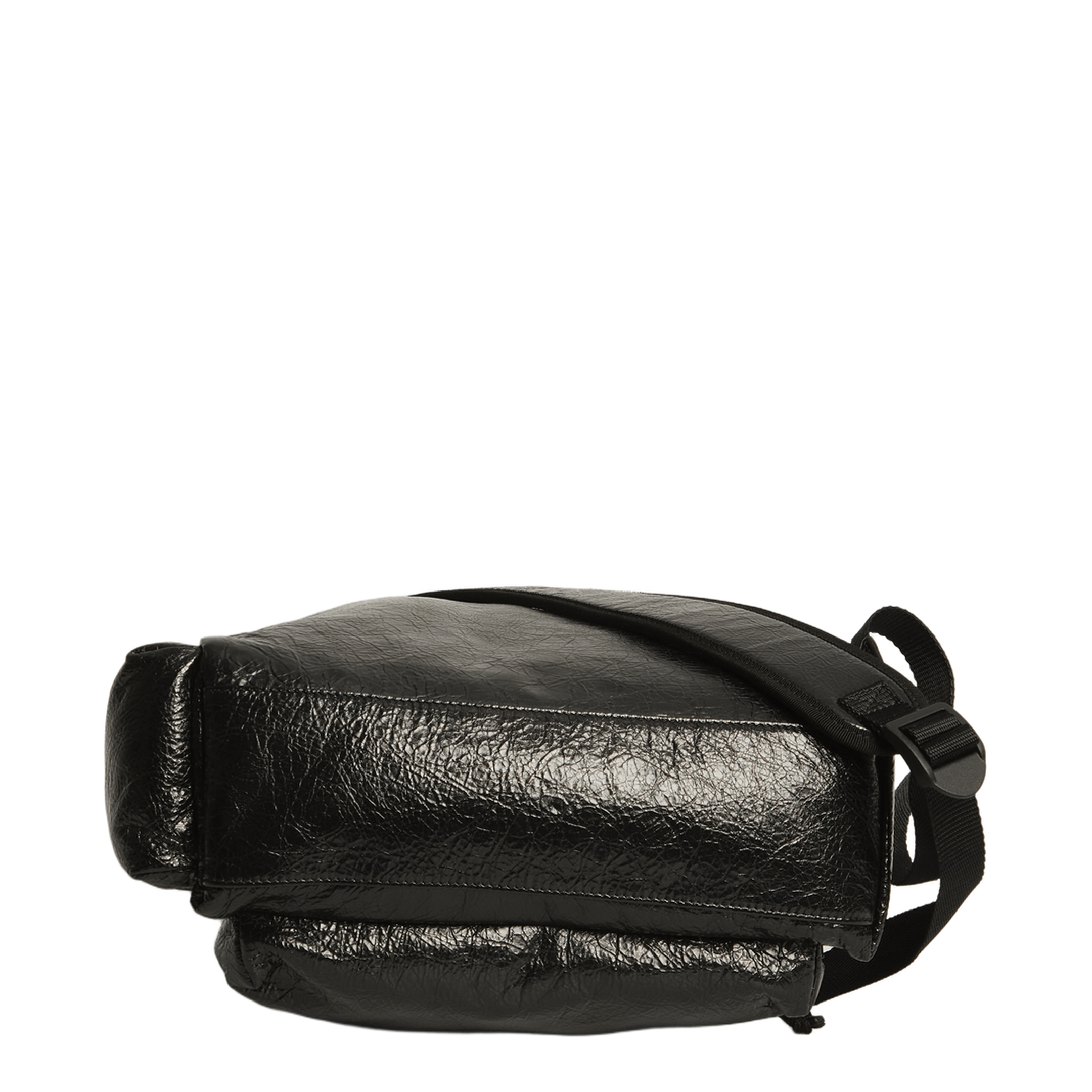 Explorer Lambskin Asymmetric Backpack - Black - Image 3