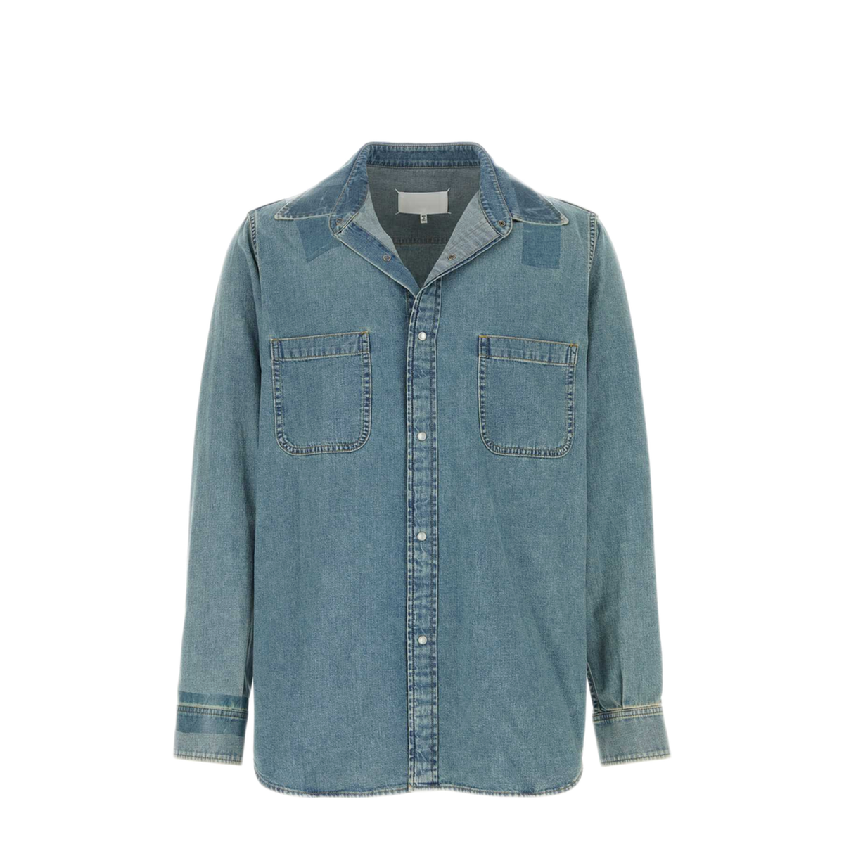 Ice Blue Denim Shirt - Image 1